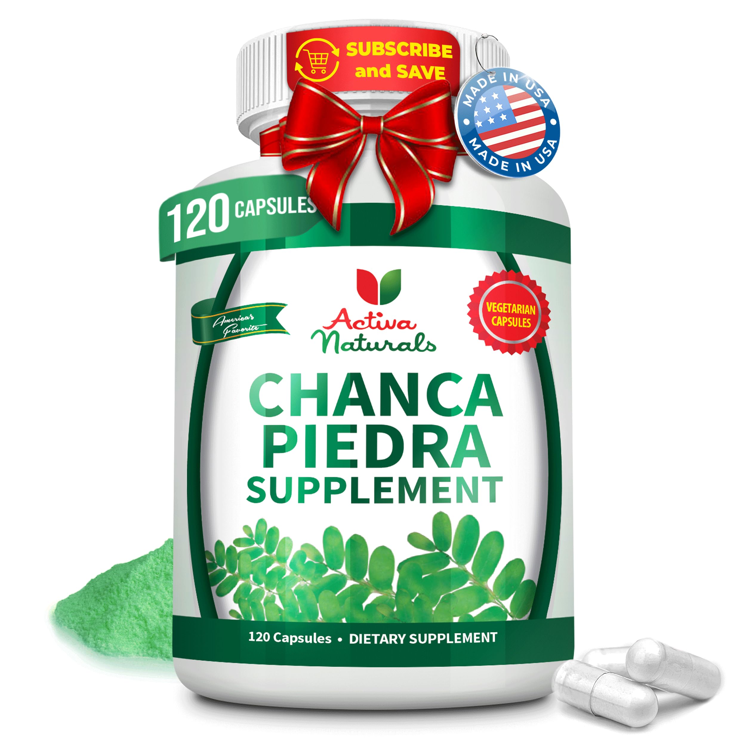 Phyllanthus Niruri Extract 500mg, 120 Veg Capsules – Kidney & Gallbladder Cleanse, Revitalize Urinary Tract, Flush Impurities, Chanca Piedra para Los Riñones