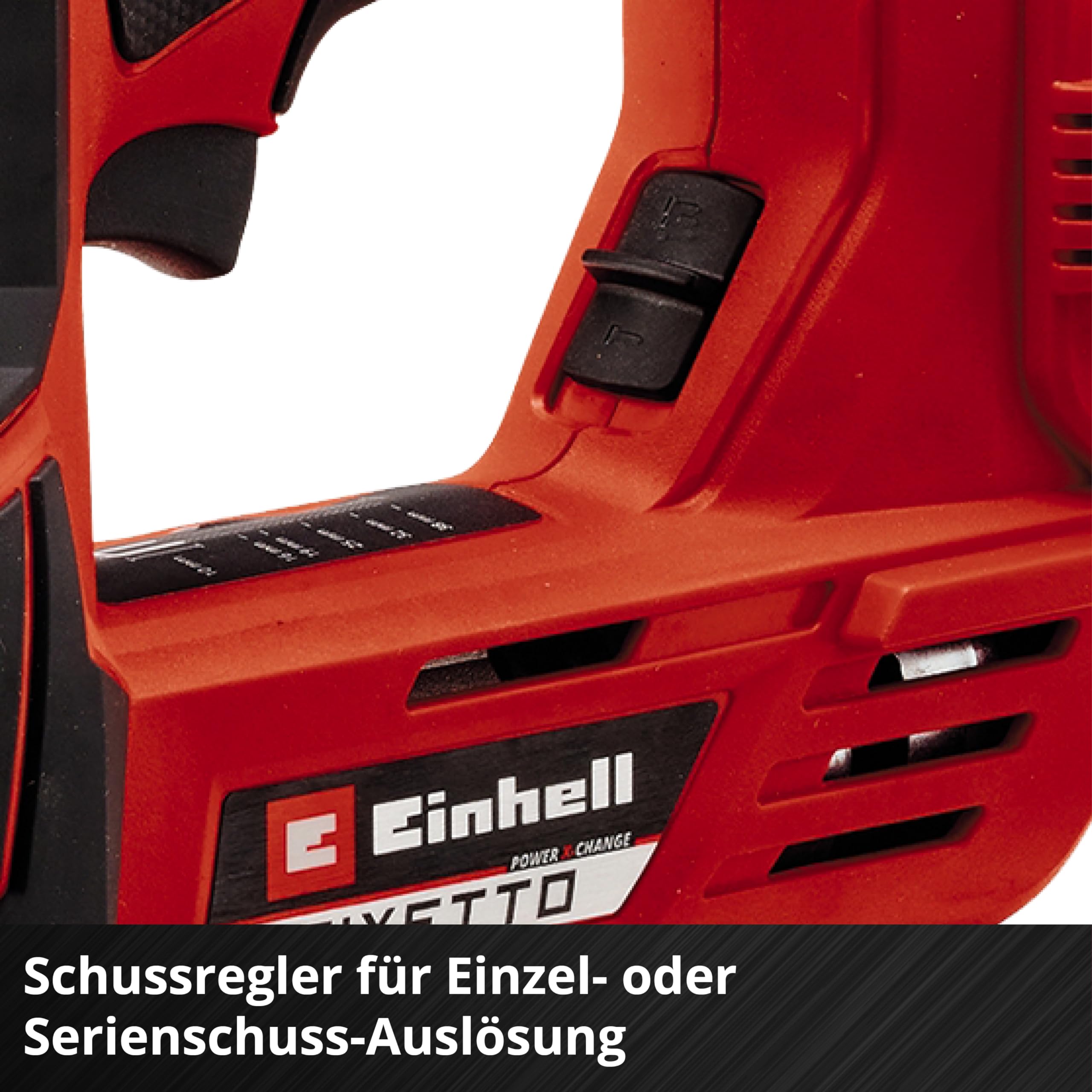 Einhell Professional Akku-Tacker FIXETTO 18/40 S Power X-Change (18 V, 60 Schläge/min, max. 40 mm Klammerlänge, Einzel-/Serienschuss, inkl. 500 Klammern, inkl. 5,2 Ah Akku & Ladegerät)
