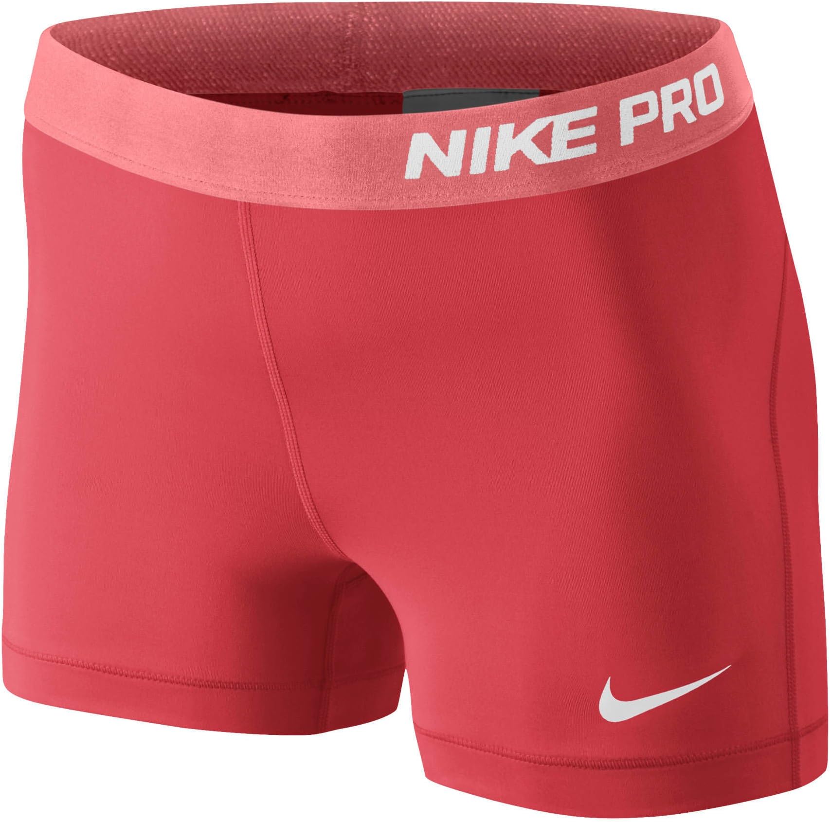 Nike Pro Women's 3 Inch Compression Training Shorts - Large - Pink