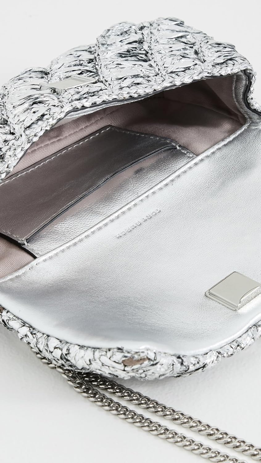 Tory Burch Women's Kira Woven Mini Flap Bag - Image 5