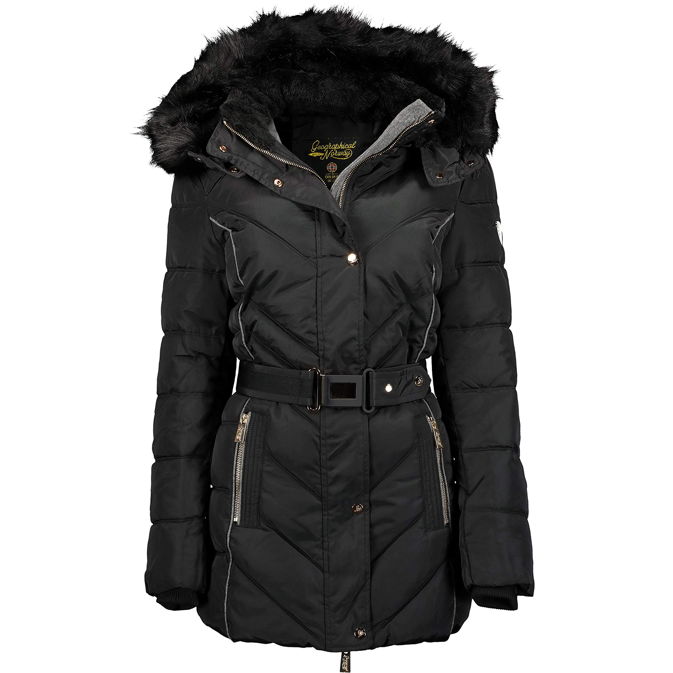 Geographical Norway Becky Lady Women's Parka, Black, L