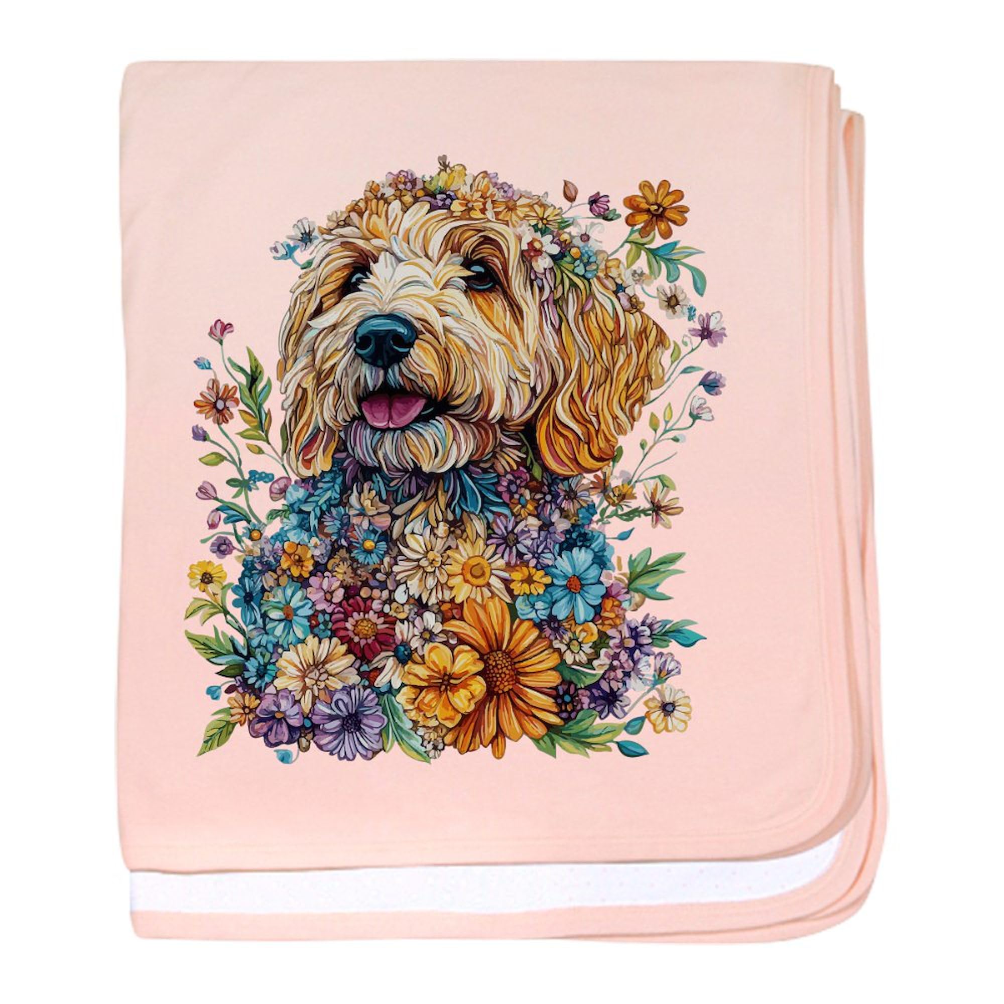 CafePress Goldendoodle Baby Blanket, Super Soft Newborn Swaddle