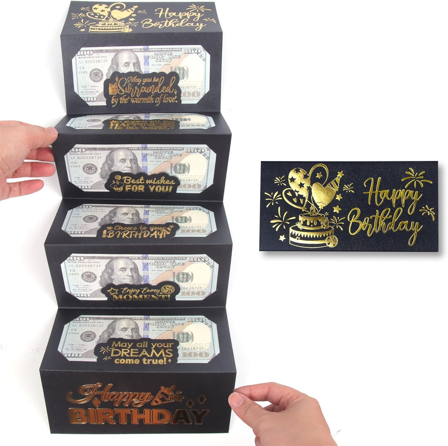 Birthday Money Envelope for Cash Gifts, Surprise Cash Envelope Money Holder image 5