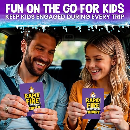 Vista 6 de QUOKKA Juego de tarjetas de conversación familiar Juego de romper el hielo para niños y familias Tarjetas rompehielos con más de 500 preguntas