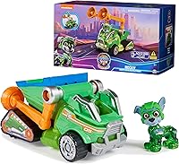 Vista 12 de Paw Patrol: The Mighty Movie, Cuartel General Portaaviones, con Figura de Acción de Chase y Mighty Pups Cruiser, Juguetes para Niños y Niñas de 3+