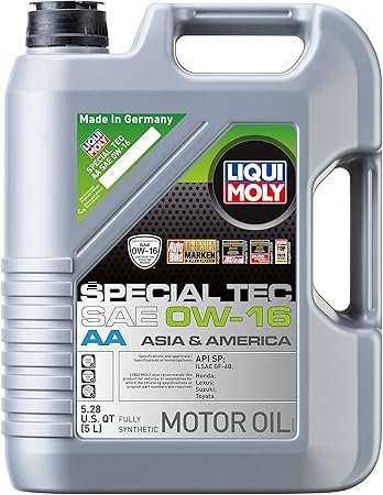 Amazon Com Liqui Moly 328 Special Tec Sae 0w 16 Motor Oil 5 Liter Automotive