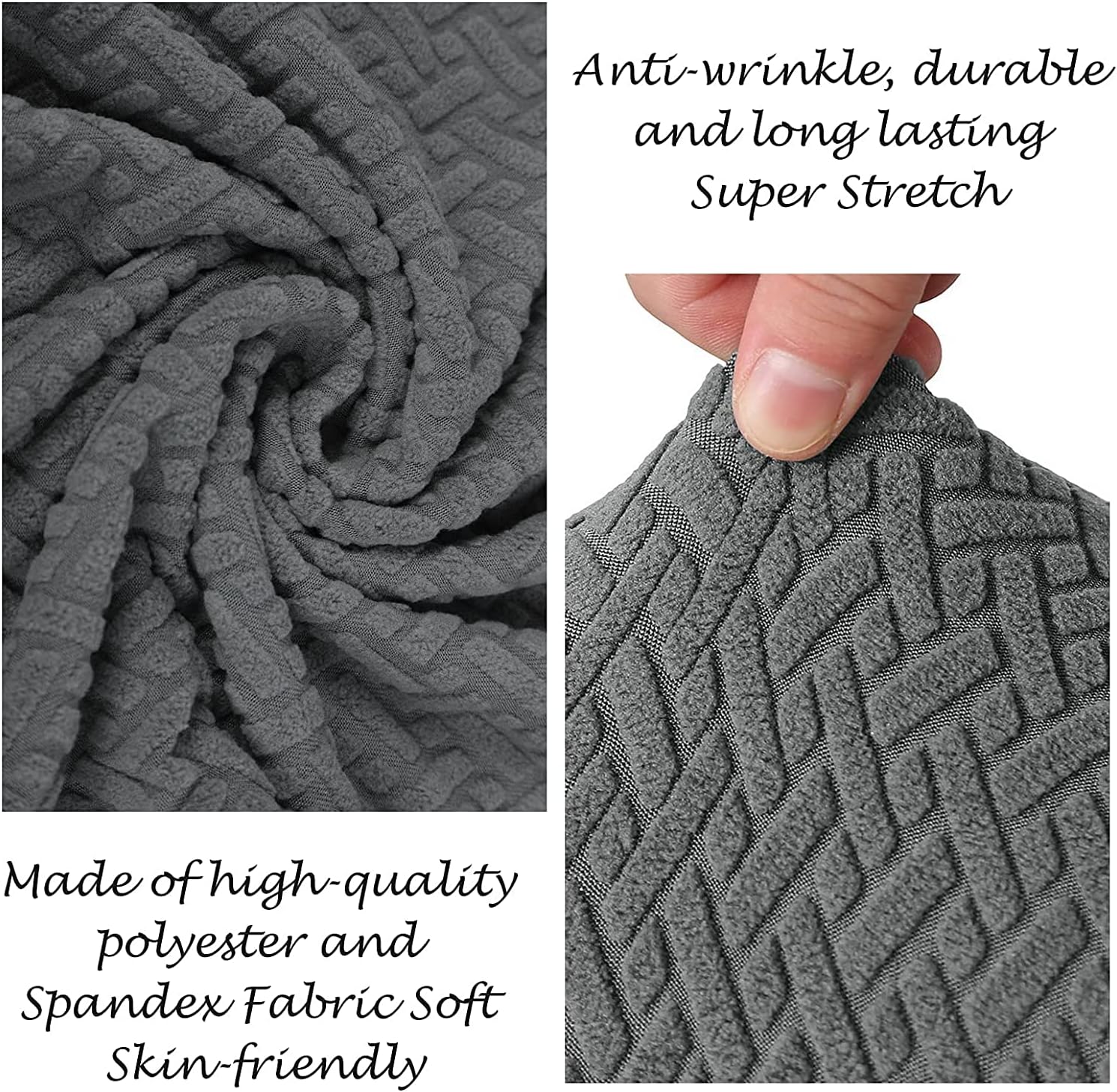 Stretch Armchair Slipcovers Armchair Cover for Recliner Sofa Slipper Chair Slipcover Spandex Armless Chair Furniture Protector Washable for Living Dining Room