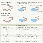 Bedsure Couvercle jumeau/jumeau XL Taille pour les enfants - Double lit brossé extra doux avec fermeture à glissière, 2 Pièces, y compris 1 Couverture de couettes (68"x90") & 1 Sham oreiller, Conforteur non inclus, Blanc