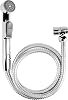 Cornat SA143 Bidet Hand Shower Set - Can be Used on Fittings and Angle Valve - Easy to Switch - Includes Wall Bracket - Matt Black/Hygienic Shower/Toilet Hand Shower