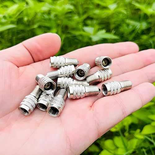 Miniatura 5 de Tapones de vástago de válvula de doble sello de 0.984 in, extensores de vástago de válvula de infladoflujo a través de alta presión, tapas de