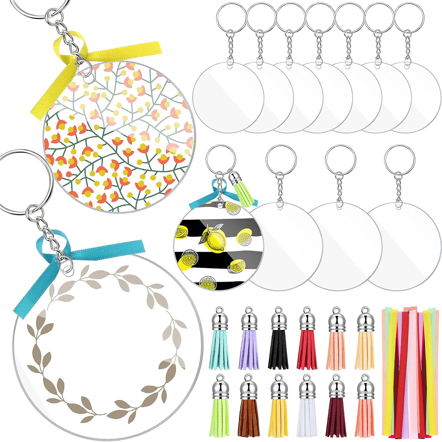 3 Inch 2 Inch Acrylic Keychain Blanks Acrylic Circle Blanks