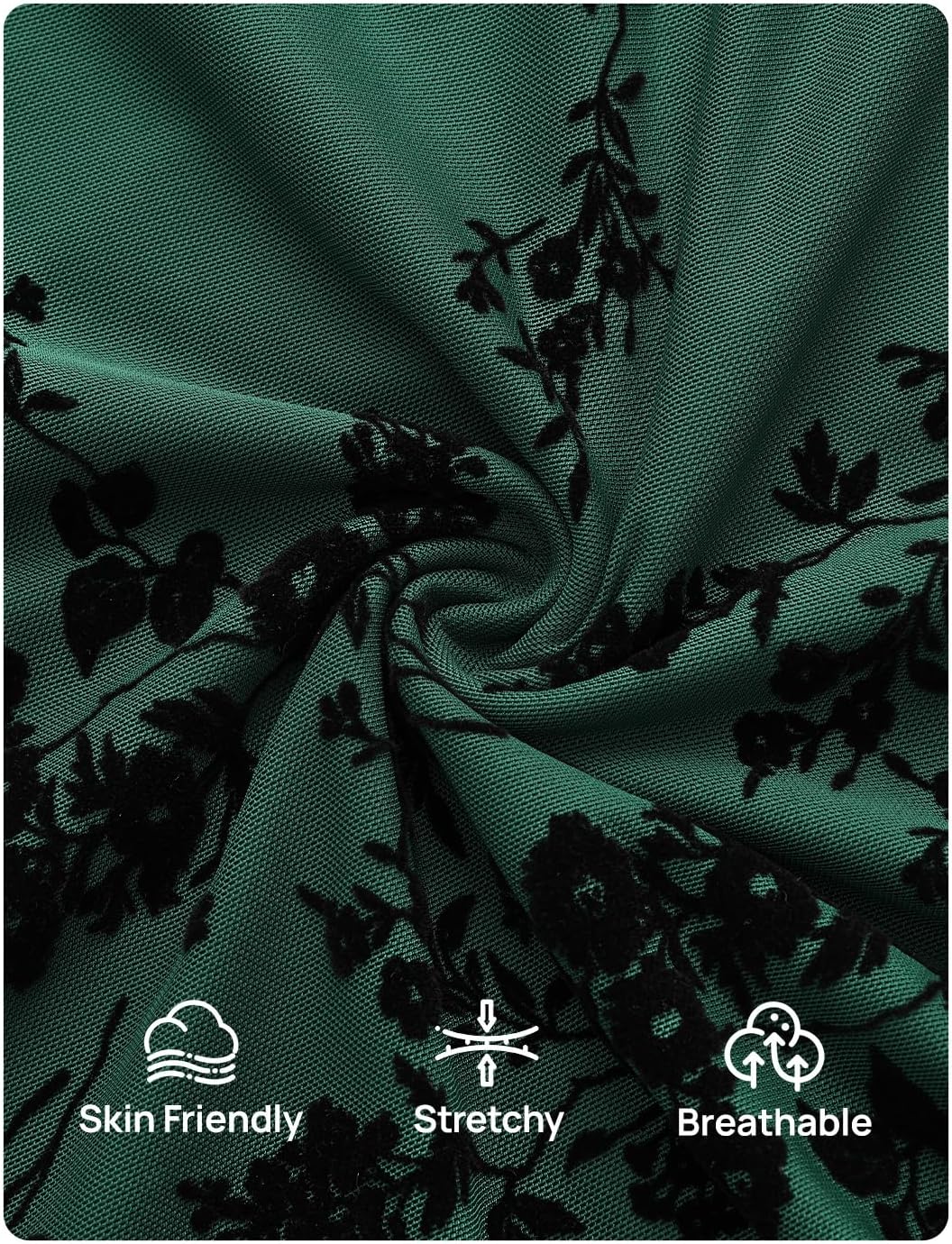 ZESICA Women's Long Sleeve Floral Bodycon Dress 2026 Spring Fall Ruched Mesh Wedding Guest Cocktail Party Maxi Dresses - Image 5