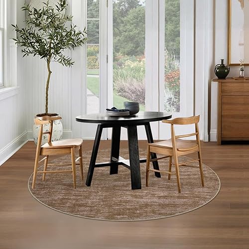 Miniatura 145 de Alfombra lavable contemporánea de 5 x 7 pies, alfombra de área grande para dormitorio, alfombra moderna, antideslizante, resistente a las manchas