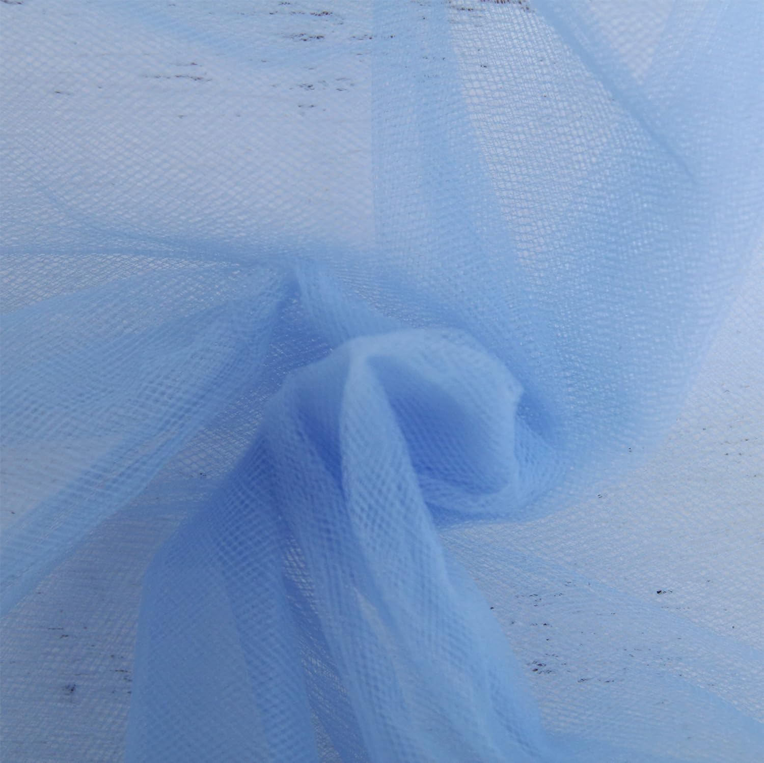 Threadart Premium Soft Tulle Bolt - 54" by 20 Yards (60 ft) Fabric - For Wedding, Parties, Costumes, and Decoration - Copenhagen