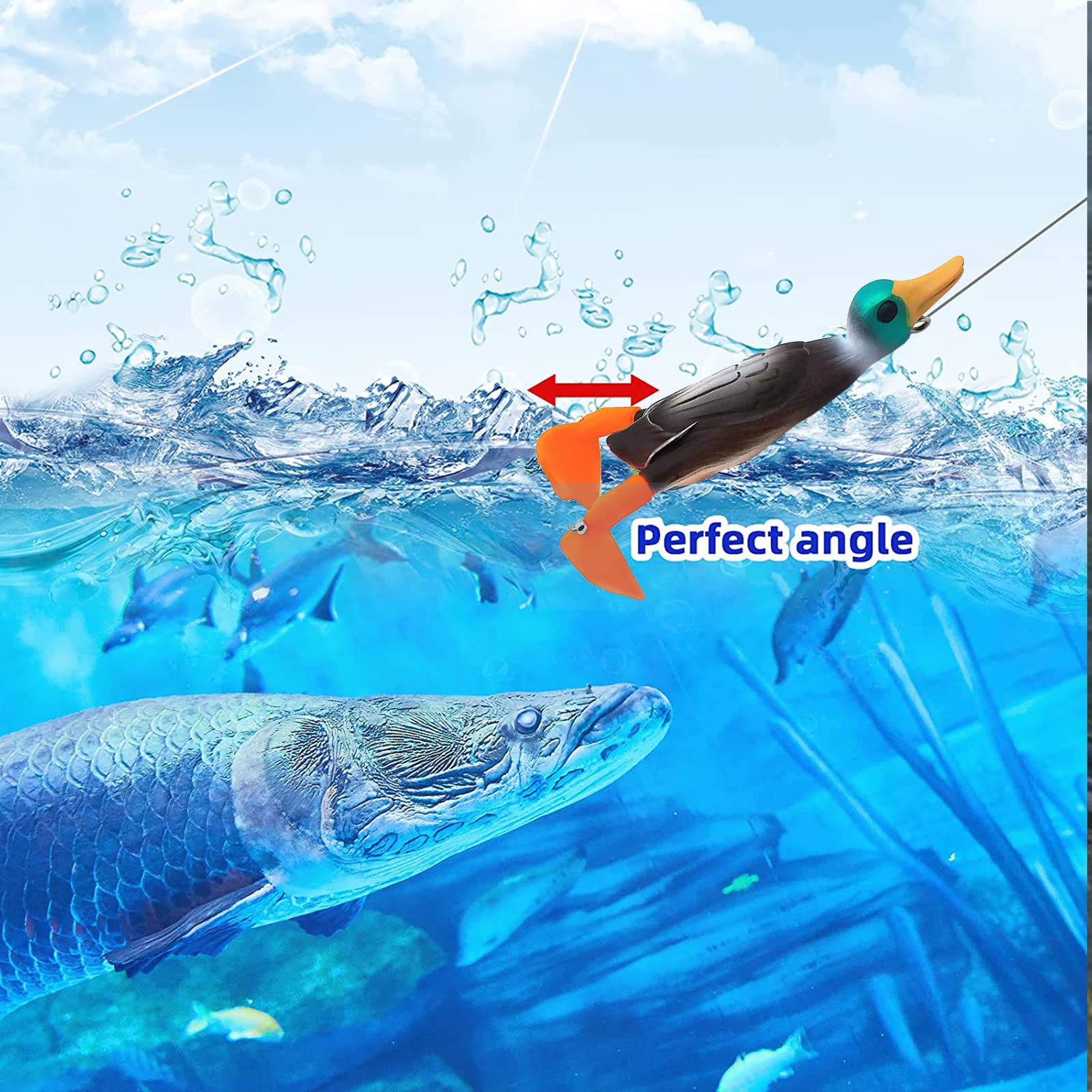 3d Duck Fishing Lure Topwater Duck Baits With Double Hooks Duck 01 58d4aeda B29b 4ee5 Adad 3fa82a13c8e4.a2e4b16cfb323cbf4ce4c3abd00d3824