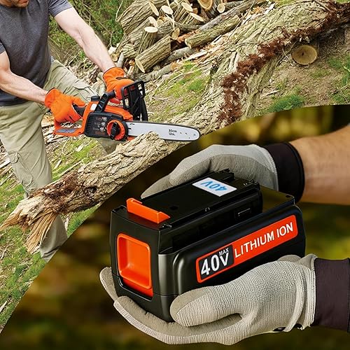 Miniatura 7 de JYJZPB Batería de repuesto de 40 V 3000 mAh para Black Decker 40V Batería LBX2040 LBXR36 LBXR2036 LST540 LCS1240 LBX1540 LST136W Compatible con