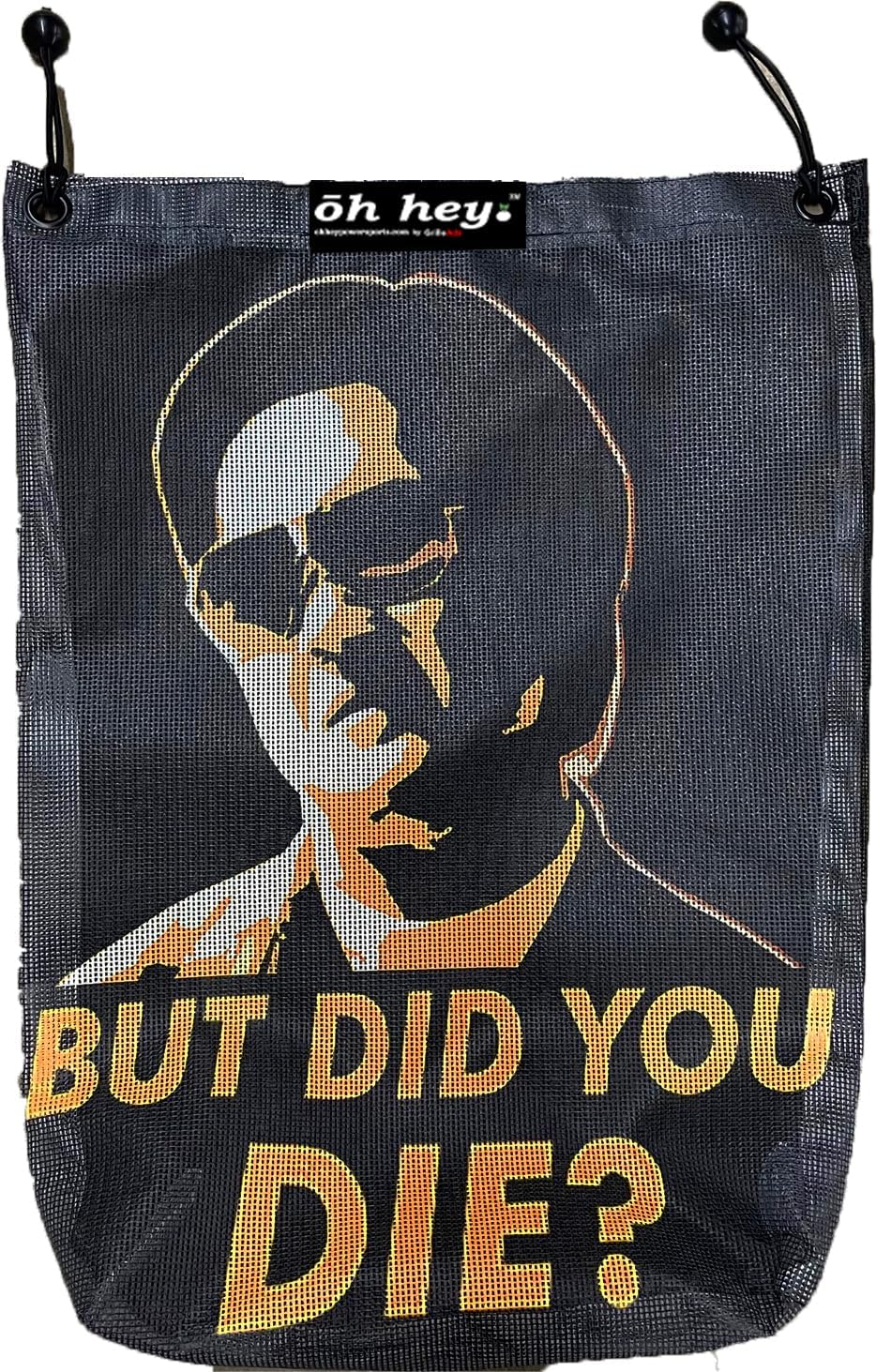 Universal UTV/Marine/Outdoor Mesh Bag "But Did You Die" Design (Yellow) (TB-BDYD-Y)