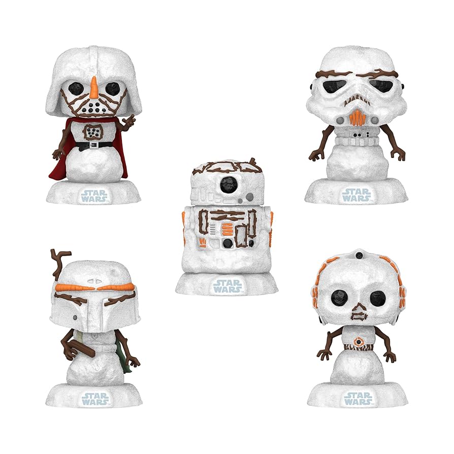 【新品】Funko Pop! コレクション　クリスマス　 5体セット Amazon.com: Funko Pop! Star Wars Holiday: Snowman 5 Pack