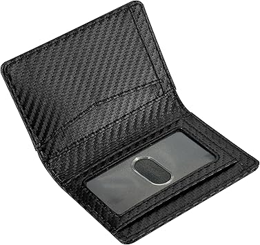 RFID Blocking Slim Wallet for Men | Thin Bifold Credit Card Holder Wallet | Mens Wallet Slim Business Card Case | Minimalist Front Pocket wallet with Gift Box