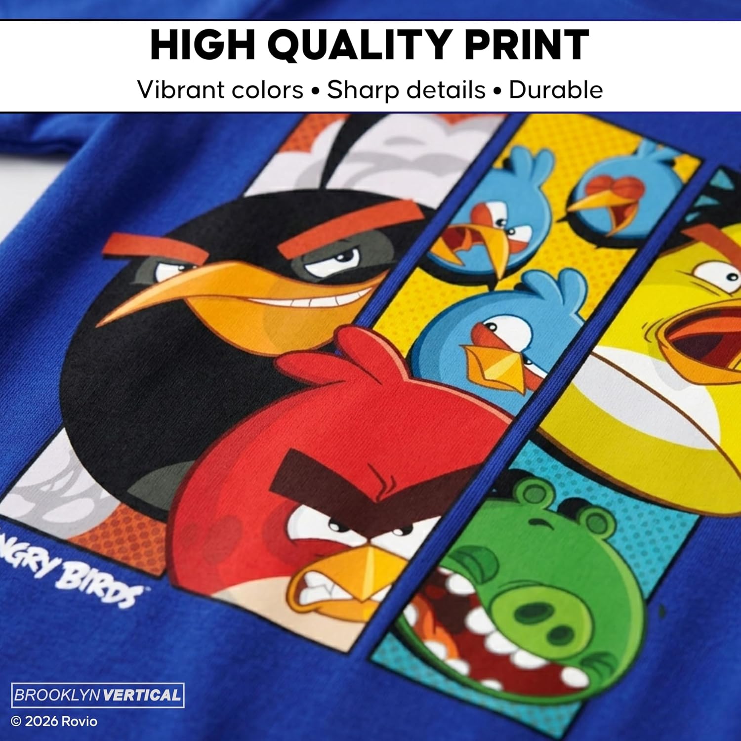 Angry Birds 2-Pack Graphic T-Shirts for Men & Women (S–2XL), Official Licensed Unisex Cotton Casual Tees