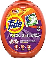Vista 21 de Tide PODS - Cápsulas de detergente líquido para lavandería, compatible con lavadoras de alta eficiencia, 76 unidades, limpieza potente 3 en 1 en un