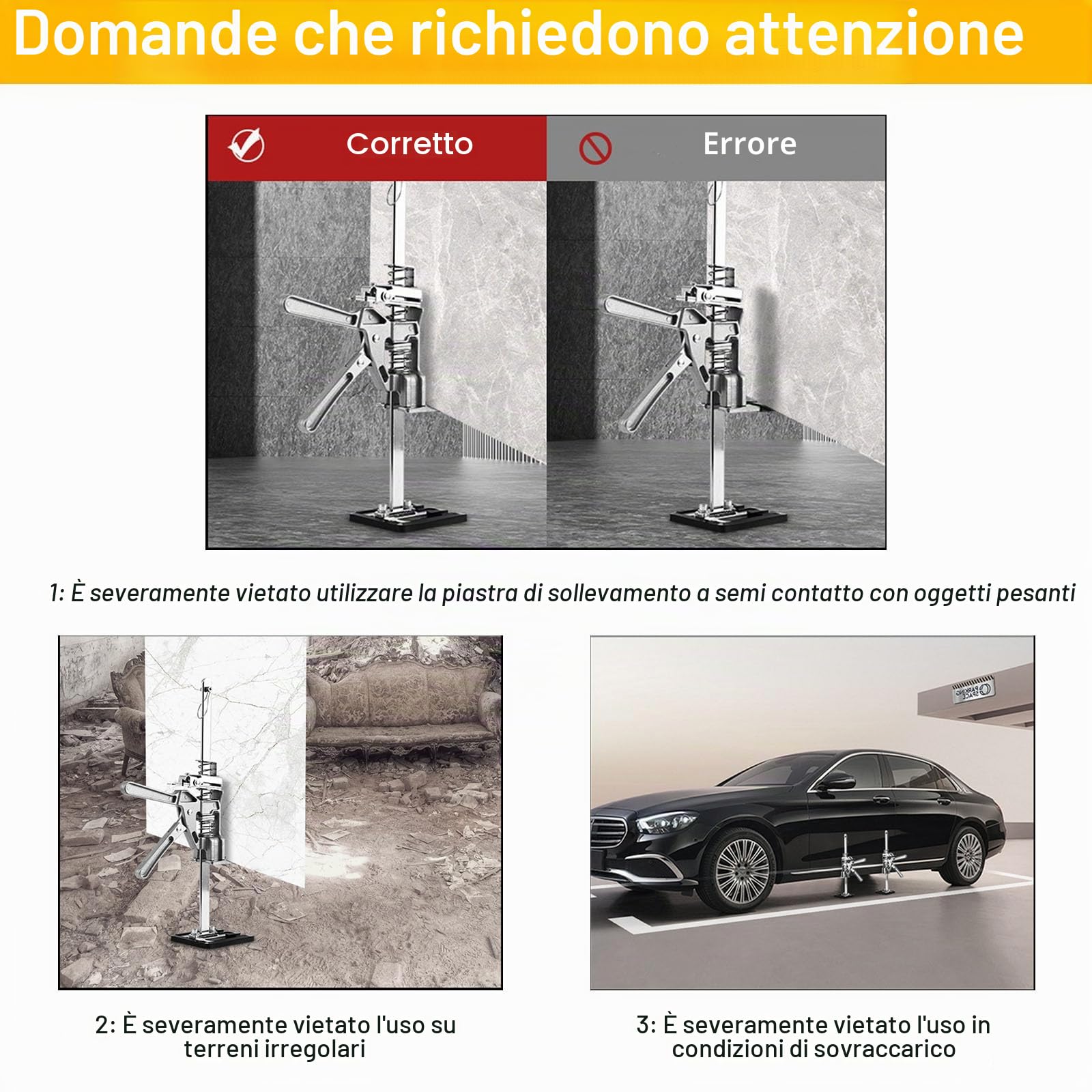 2 pezzi Sollevatore per Pannelli di Livellamento a Risparmio di Lavoro,400kg/880lbs,per Pavimenti, Porte, Installazione di Armadi, Sollevatori per Cartongesso, con Scala (38.3cm)