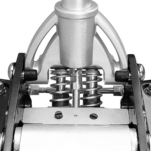 Miniatura 9 de Torin TAM820010L Gato hidráulico de aluminio de perfil bajo con bomba de elevación rápida de doble pistón, capacidad de 2 toneladas (4,000 libras),