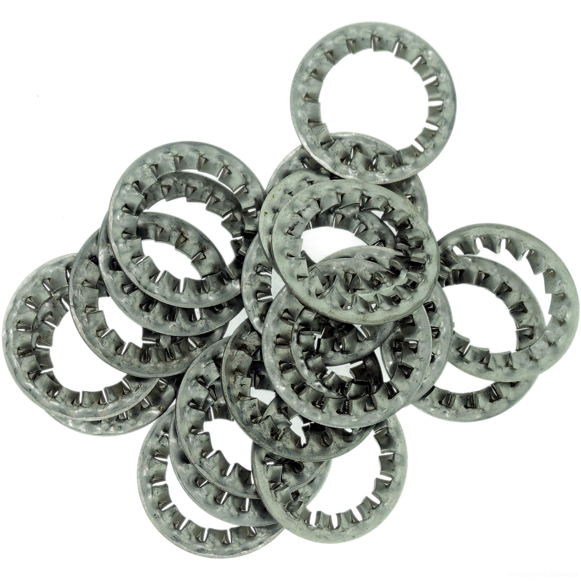 Singularity Supplies M3 (3Mm) Shakeproof Washer (Internal Serrated) - Stainless Steel (A2) (Pack Of 20)