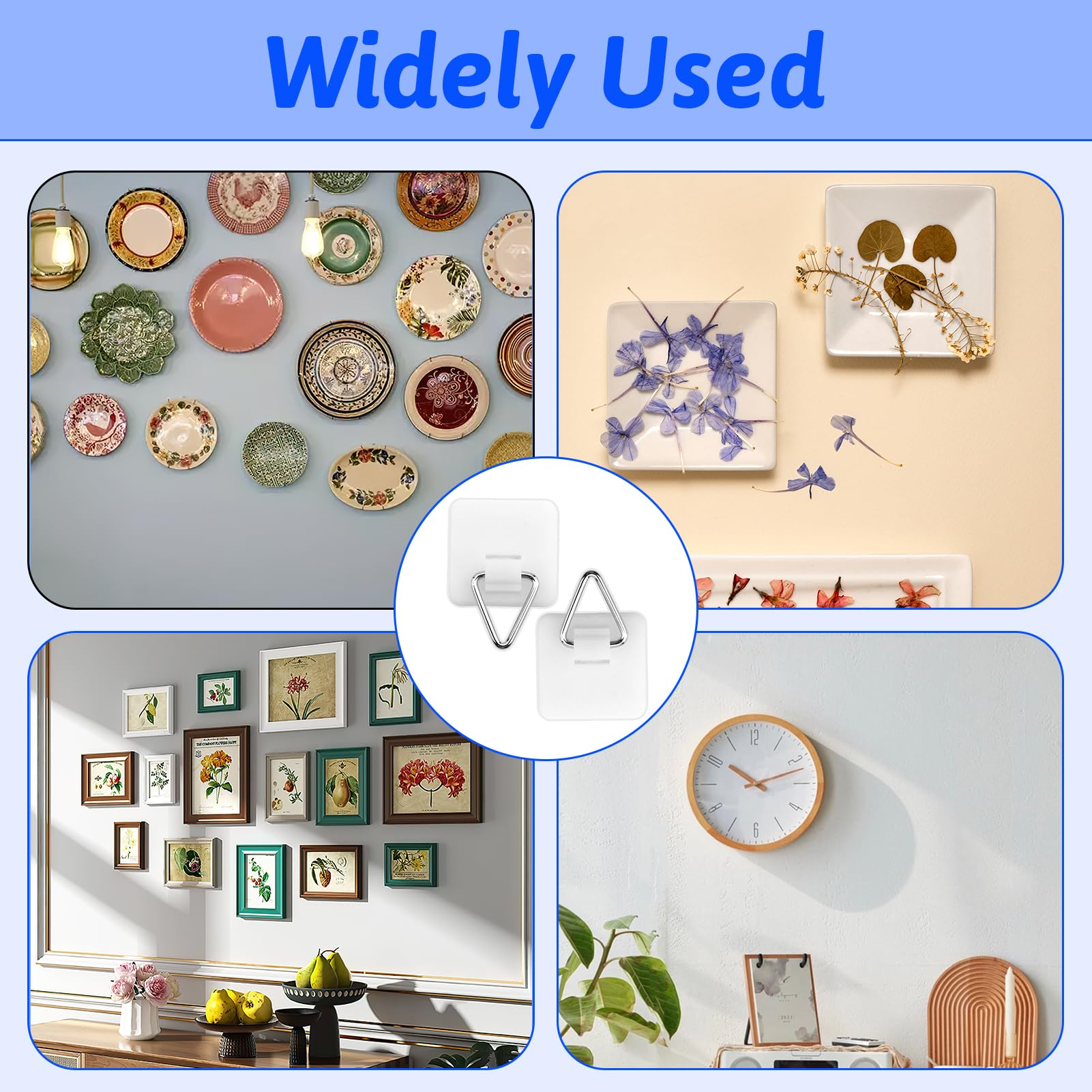 20 Ganci Adesivi Per Quadri - Supporti Invisibili, Senza Forare, Per Superfici Lisce - Foto 8
