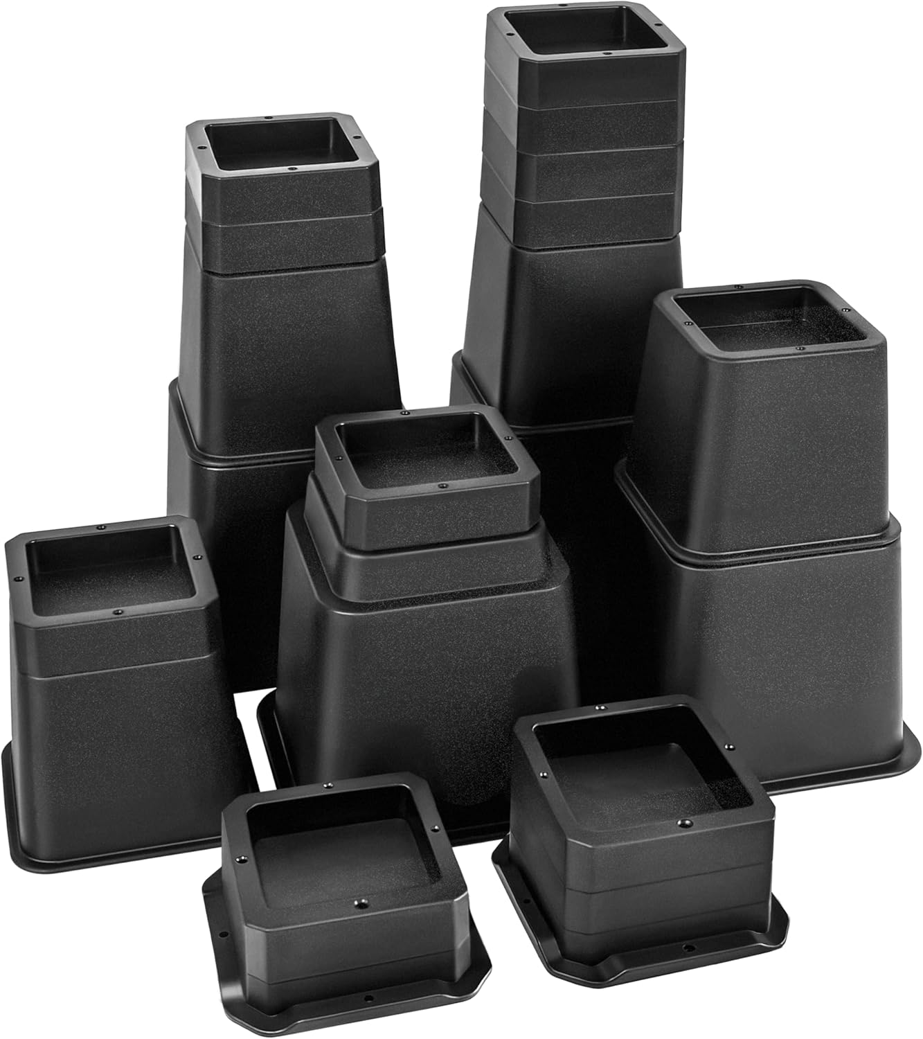28 PCS Adjustable Bed Risers 12 Inch Heavy Duty, Furniture