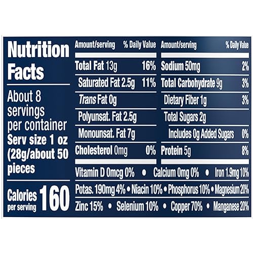 Miniatura 2 de Planters Marañón en mitades y pedazos ligeramente salado 8 oz