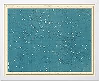 Vista 10 de Poster Master Póster celestial – Impresión del mapa de las estrellas – Regalo para astronomía, fanáticos lunares – Arte vintage para el hogar