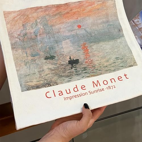 Miniatura 6 de SENSWEALD Bolsa de lona con cremallera, bolsa de lona duradera y portátil reutilizable para mujeres y niñas, almuerzo, bolsa de compras