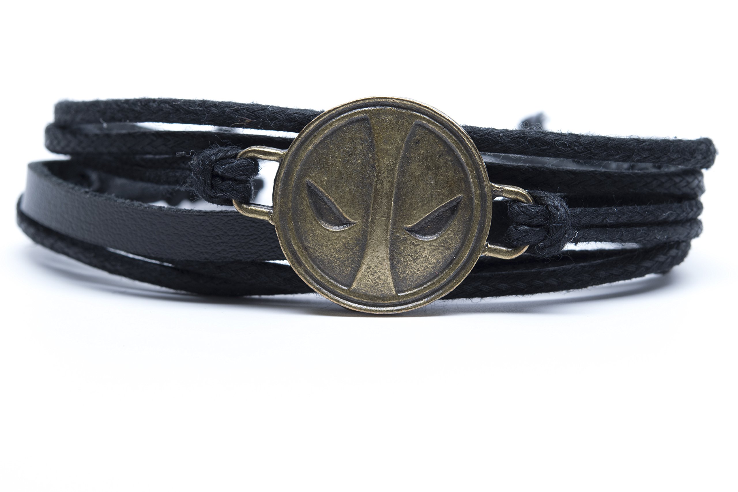 Alien Rope and Leather Adjustable Unisex Charm Bracelet