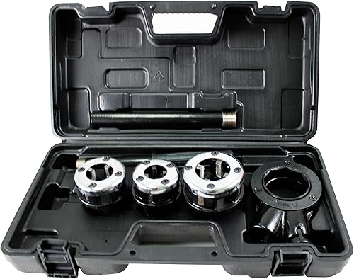 TEXALAN Herramienta de roscado de tubos con mango de trinquete