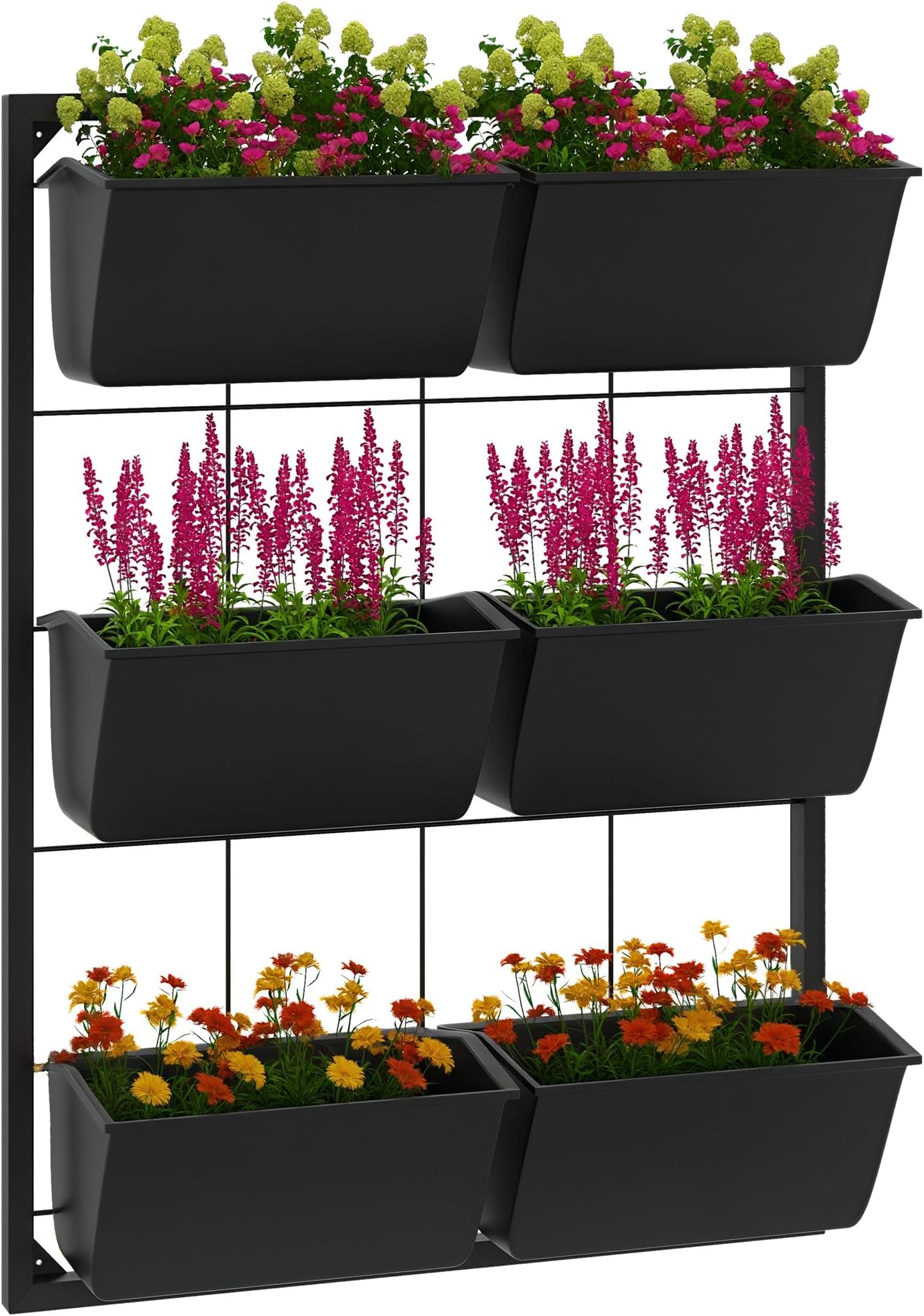 Amazon.com: ERYRON Vertical Wall Planter Stackable Wall Planter Indoor ...