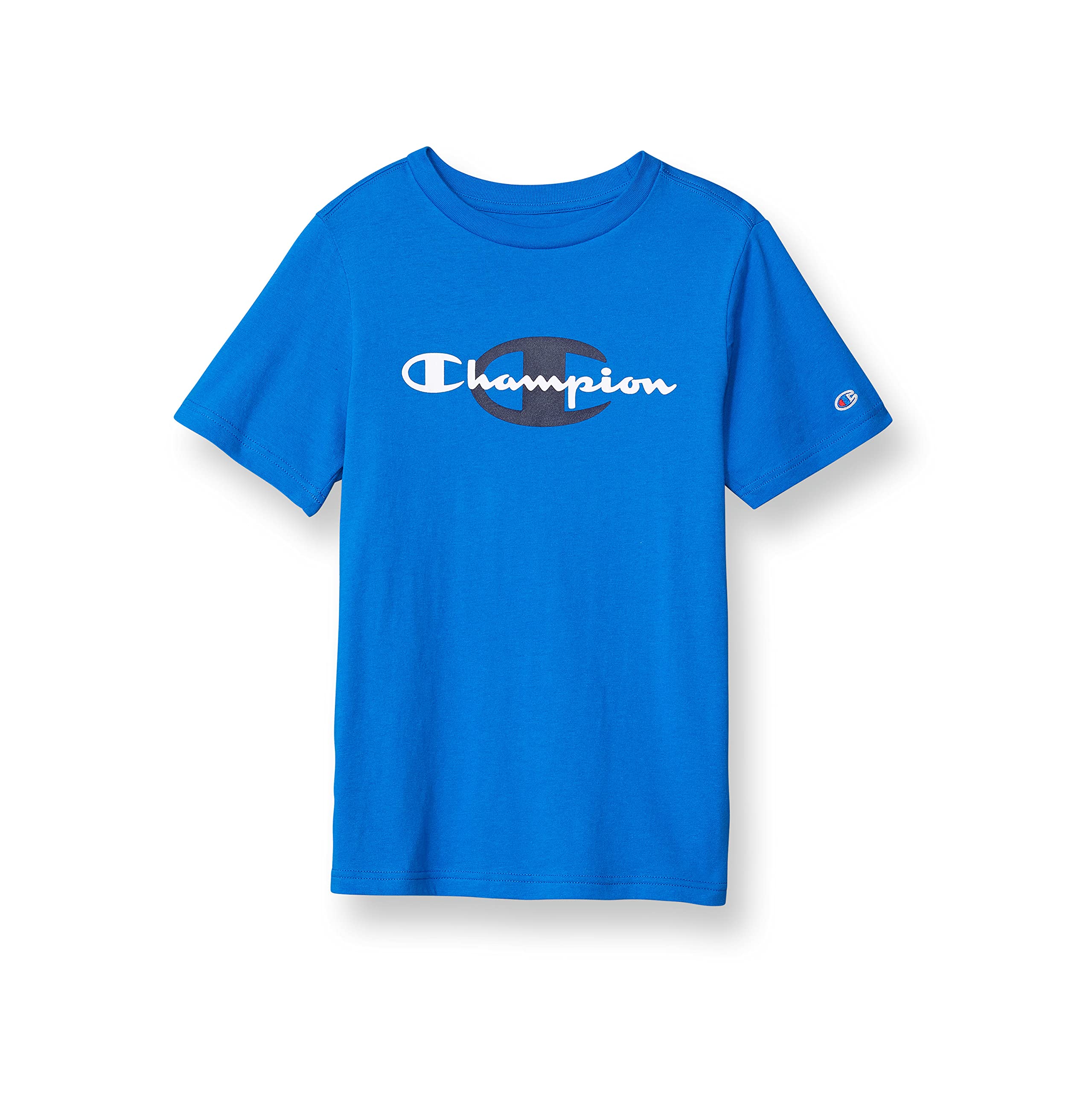 Championboys T-shirt, Kids' T-shirt for Boys, 100% Cotton T-shirt, C Logo,  Champion Script, Multiple Colors T-Shirt (pack of 1)