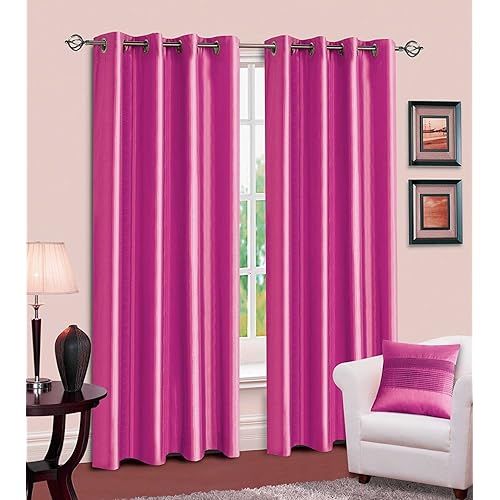 Fuschia Curtains Amazon Co Uk