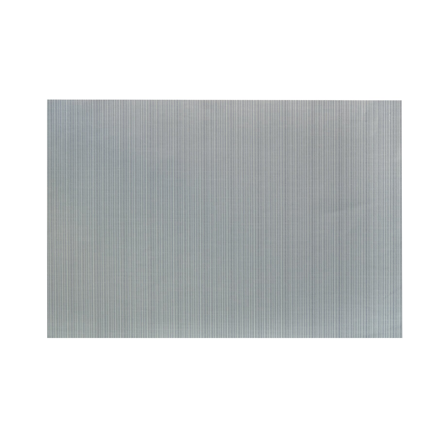 Juego de 4 gris Linnea Rib vinilo mantel individual Rectangular de limpiar 13 "x19"