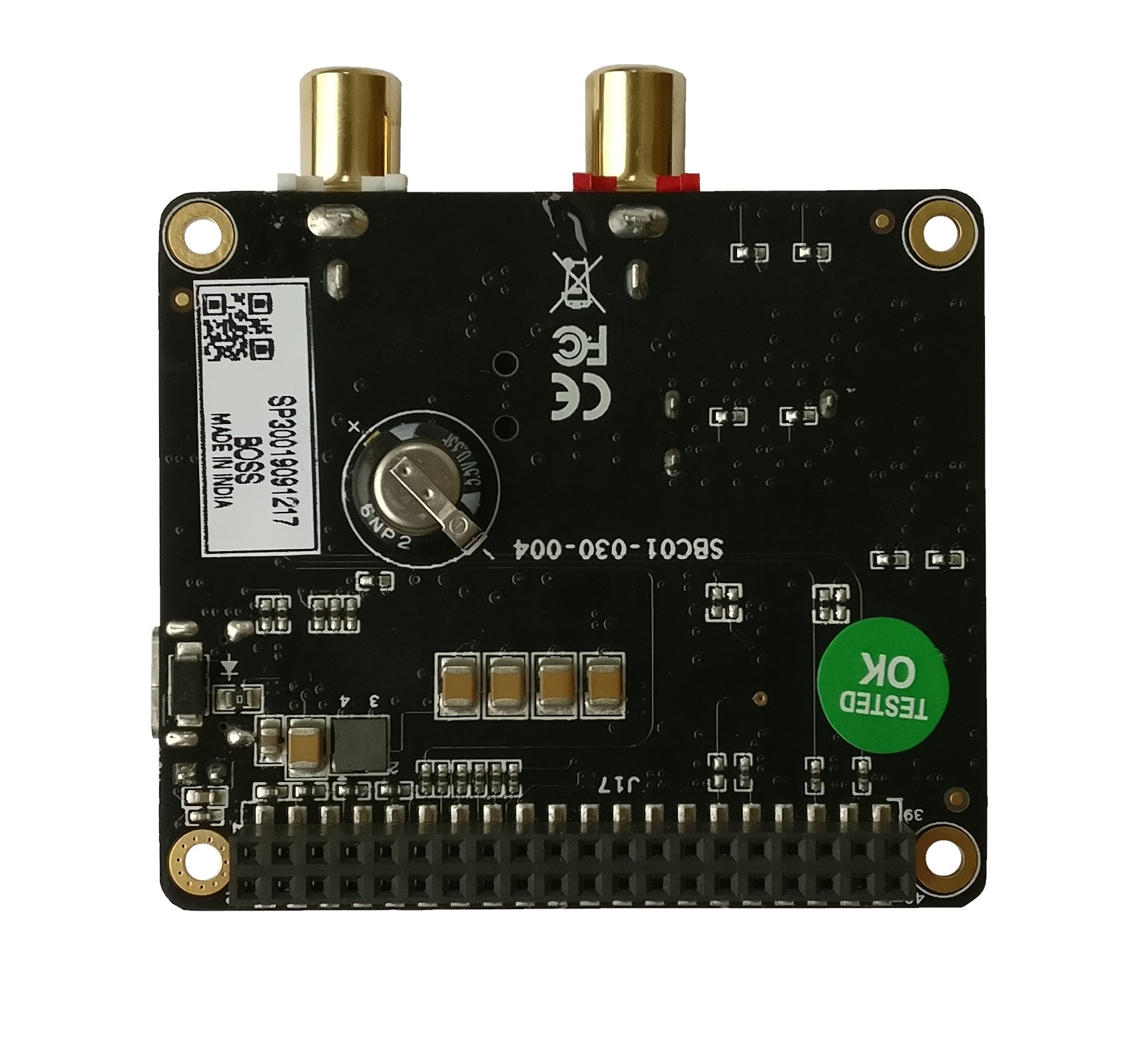 Allo Boss 1.2 Master DAC kompatibel mit RPI2, RPI3 und RPi3B+