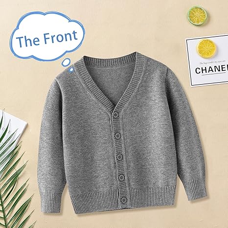 Cardigan Con Scollo A V Per Ragazzi - Italia - Foto 6