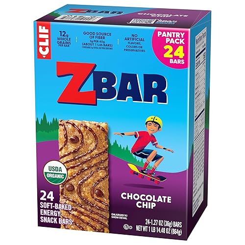 Miniatura 13 de Zbar - Barras de chocolate con chispas de chocolate - Barritas energéticas horneadas suaves - Sin OMG - 0.42 oz de granos enteros - Barras de