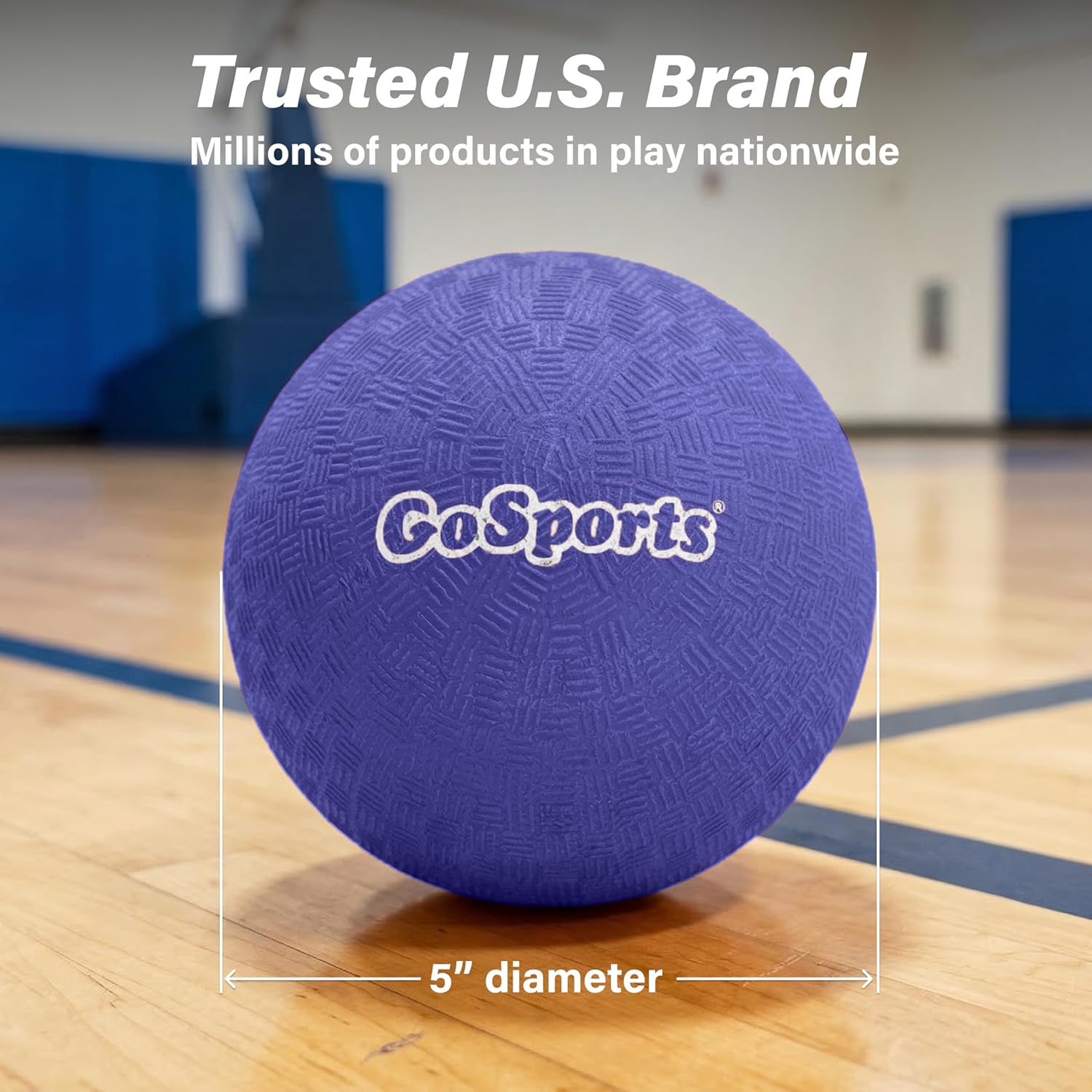 GoSports Inflatable Dodgeballs - Choose 5 Inch or 7 Inch No Sting Balls - Set of 6 Includes Ball Pump & Mesh Bag