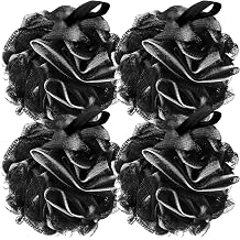 FARMOGA Bath Loofah Sponge Back Scrubber Shower Sponge Soft Mesh Exfoliator Pouf Shower Ball Bath Sponges for Women and Men Bath Accessories