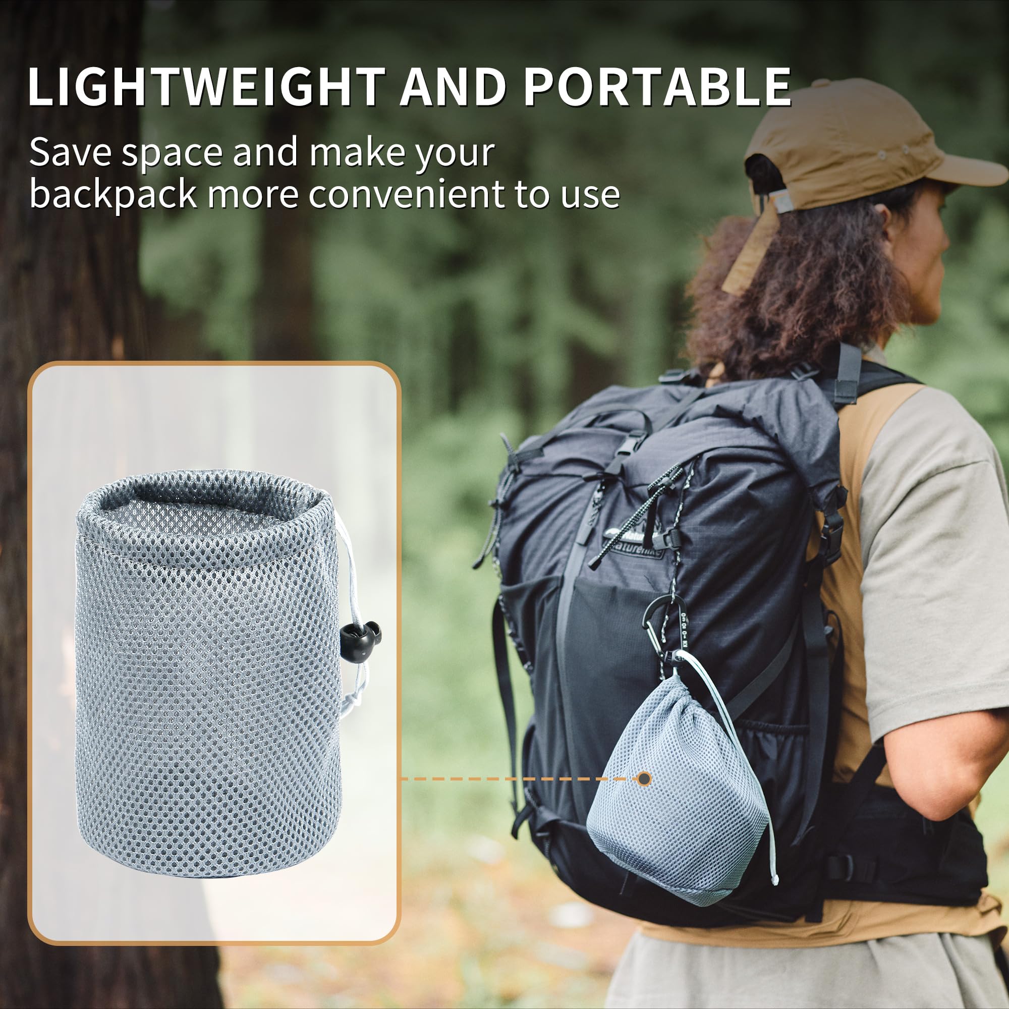 Naturehike Titan Becher Camping Topf mit Bail Handle 650ml/900ml Tee Kaffee Wasser Tasse Outdoor Topf Leichtes Kochgeschirr mit Deckel & Klappgriff für Camping Wandern Picknick