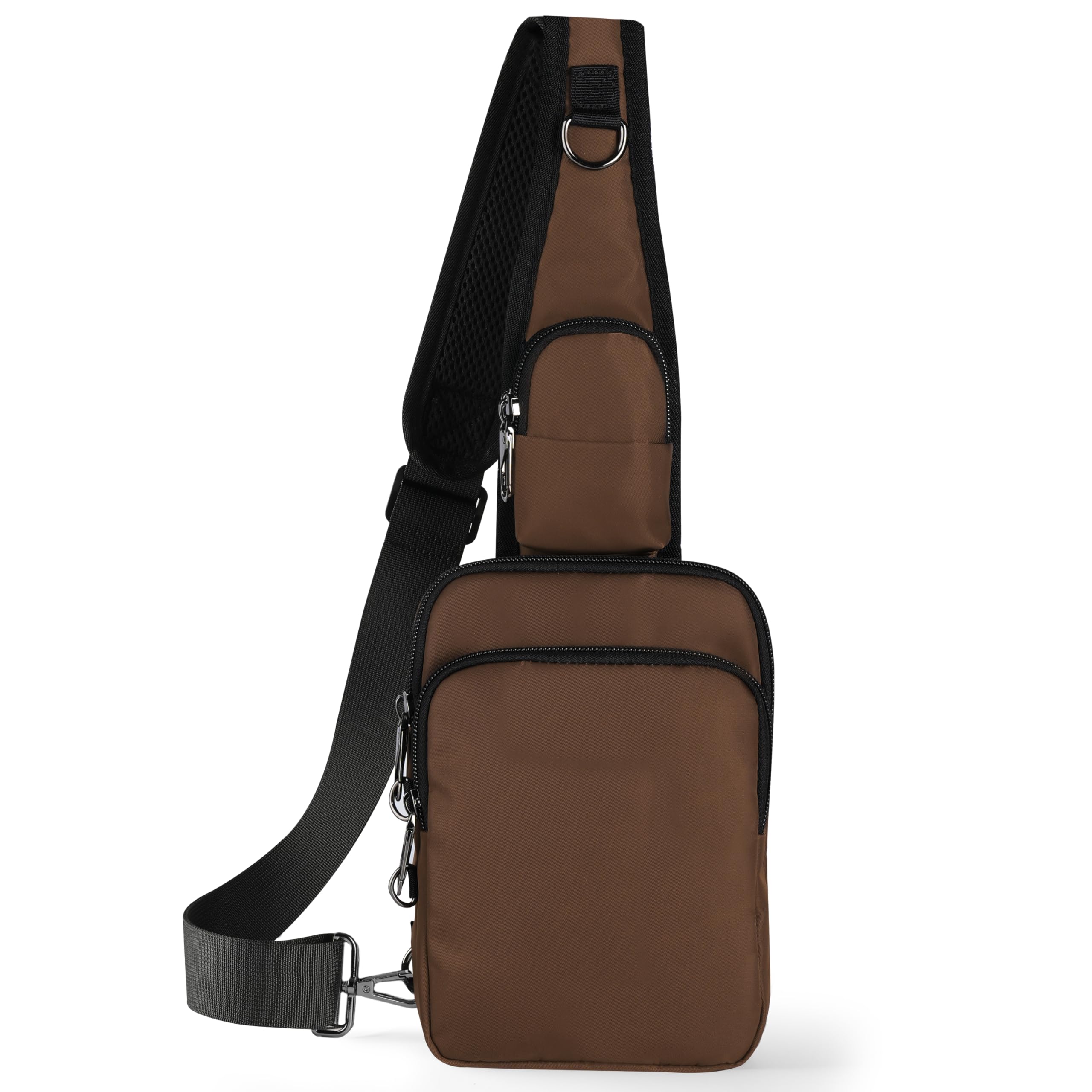 BROADREAM Borsa a tracolla antifurto, borsa a tracolla da uomo, impermeabile, con chiusura lampo, blocco RFID, piccola borsa a mano per uomini e donne