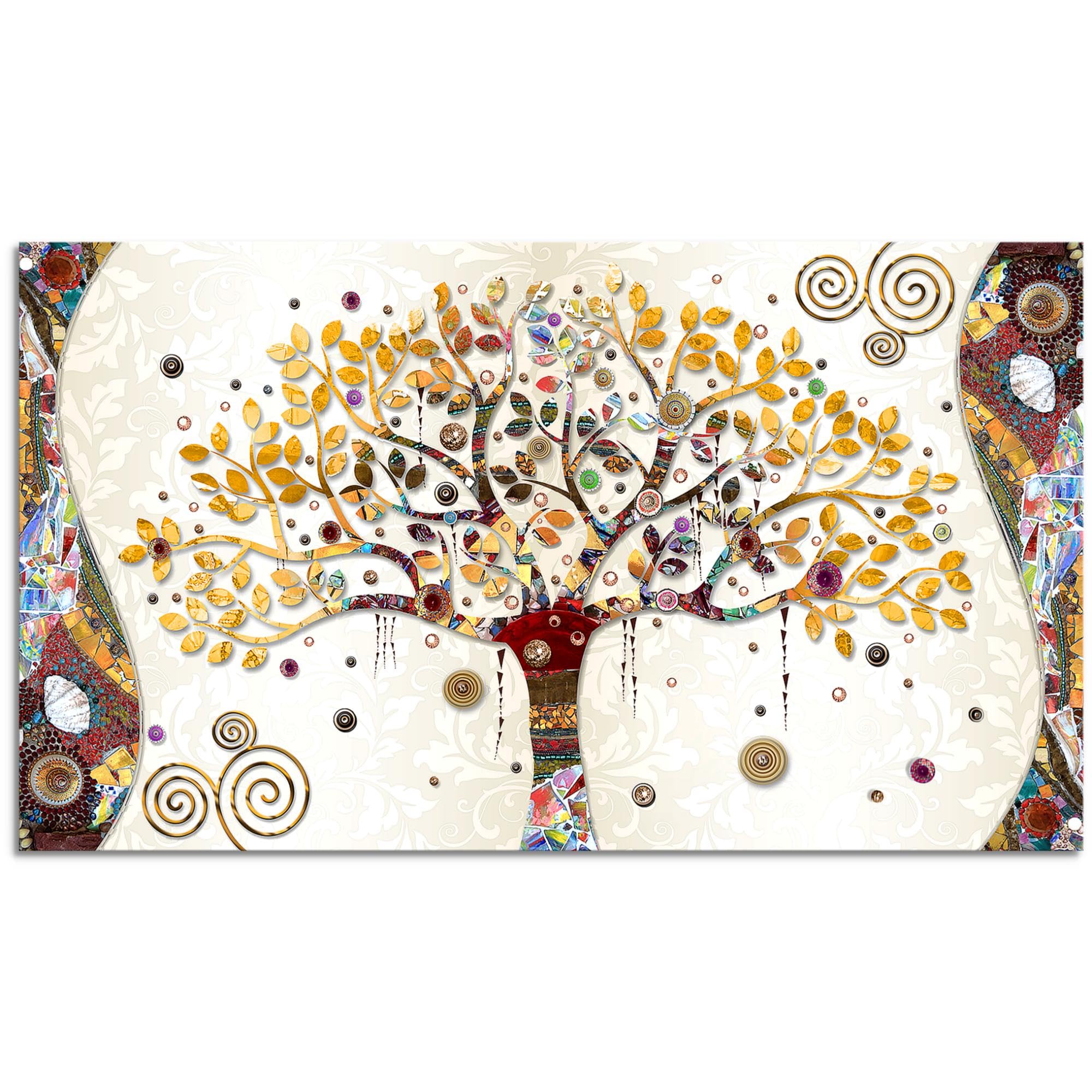Baum Des Lebens Zeichnung Bunt Wandbild Gustav Klimt, Lebensbaum | Art