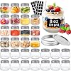 Mason Jars 8 oz, 30pcs Reusable Mason Jars with Regular Airtight Lids and Bands, Clear Small Mason Jars, 12 Pint Glass Canning Jars for Jelly, Overnight Oats, Jam, Fruit, Yogurt, Crafts