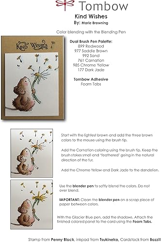 Miniatura 5 de Tombow Marcadores con doble pincel, gris (Warm Gray 5)