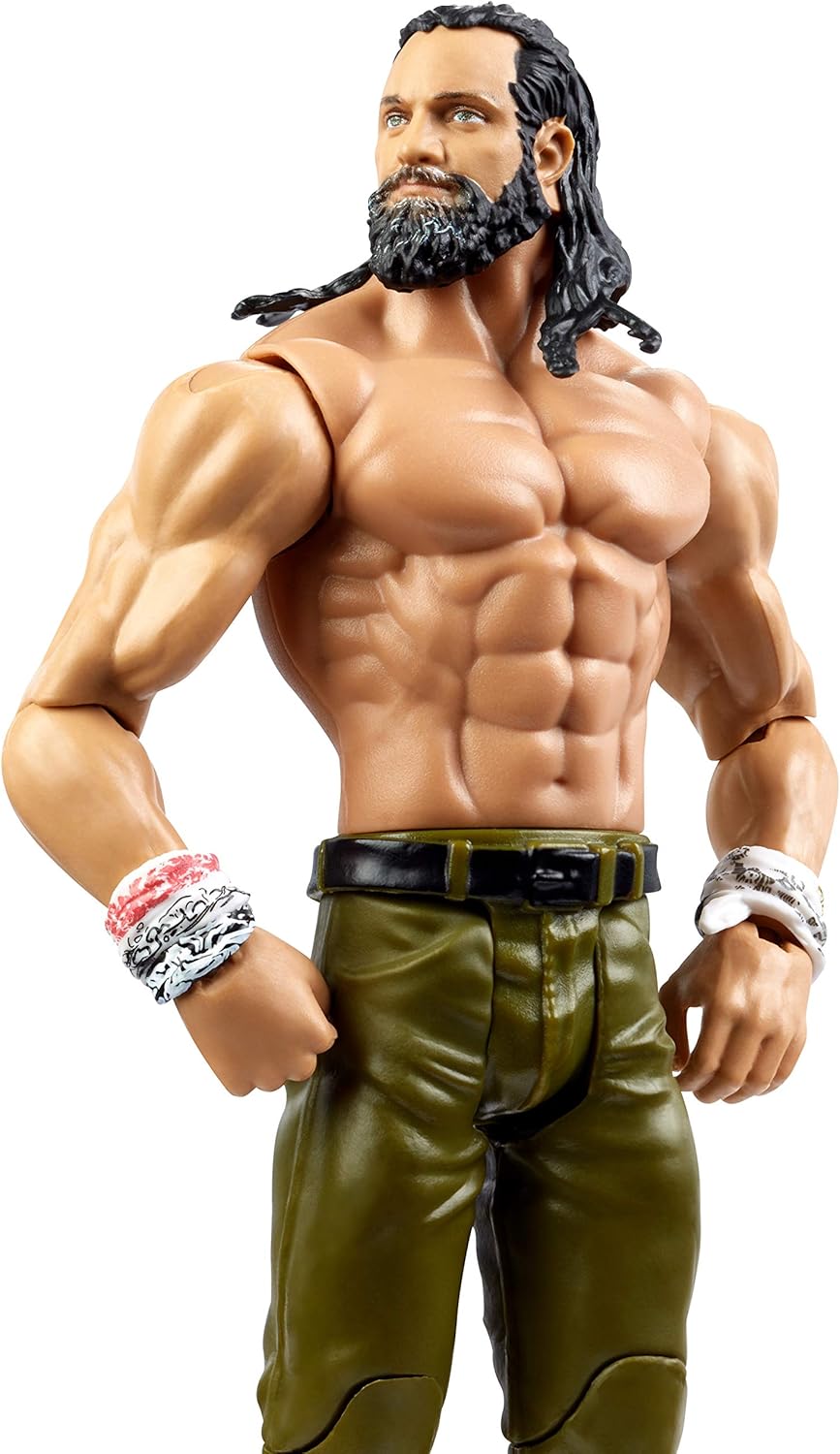 WWE Elias Action Figure in 6-inch Scale with Articulation & Ring Gear, Series #98